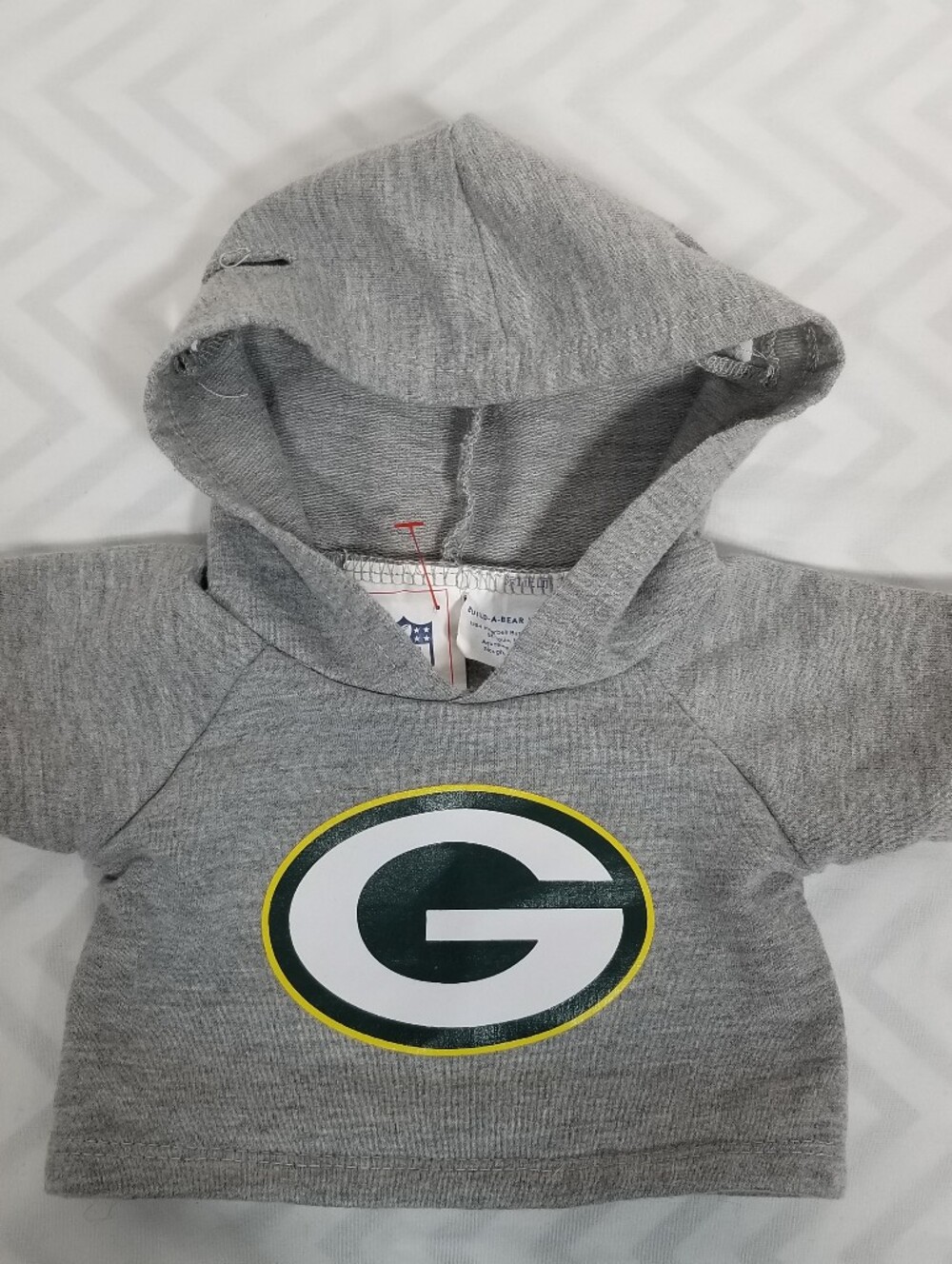 Green Bay Packers Build a Bear Gray "G" Graphic Print Hoodie NFL Football